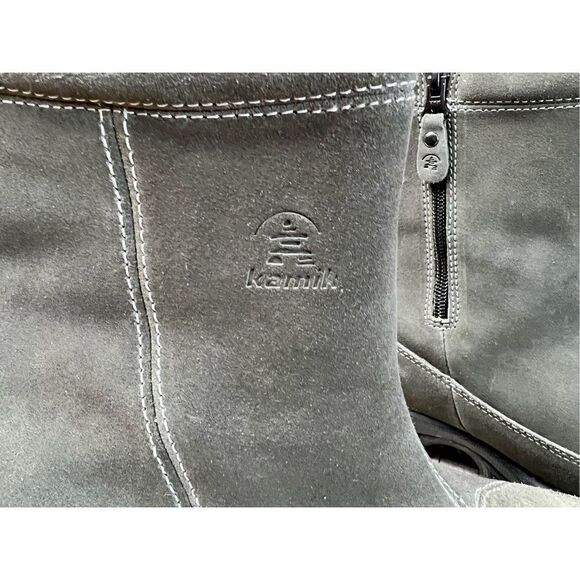 Kamik Soulful RSG3U FK2529X Grey Suede Mid Winter Boot sz 7 - Picture 5 of 9